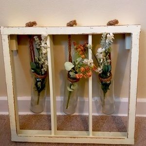 Beautiful floral wall art or table top decor